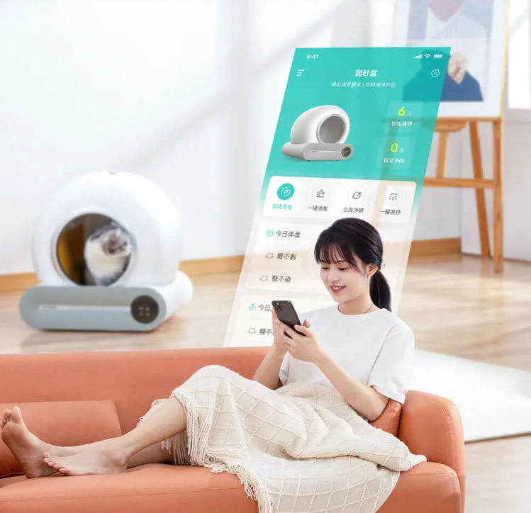 Inteligentná samočistiaca toaleta pre mačky SmartClean (Automatická)
